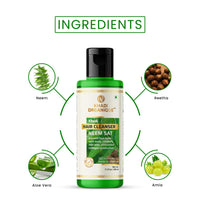 Khadi Organique Neem Sat Hair Cleanser (Shampoo) 630 Ml Pack Of 3
