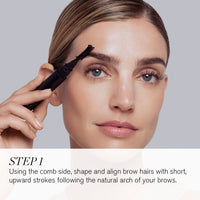 RevitaLash Cosmetics Hi-Def Brow Gel, Soft Brown - Hypoallergenic, Cruelty-Free, Long-Lasting Brow Enhancer | Perfect for Defining and Shaping Eyebrows, Paraben-Free, 7.4 ml 0.25 Fl Oz