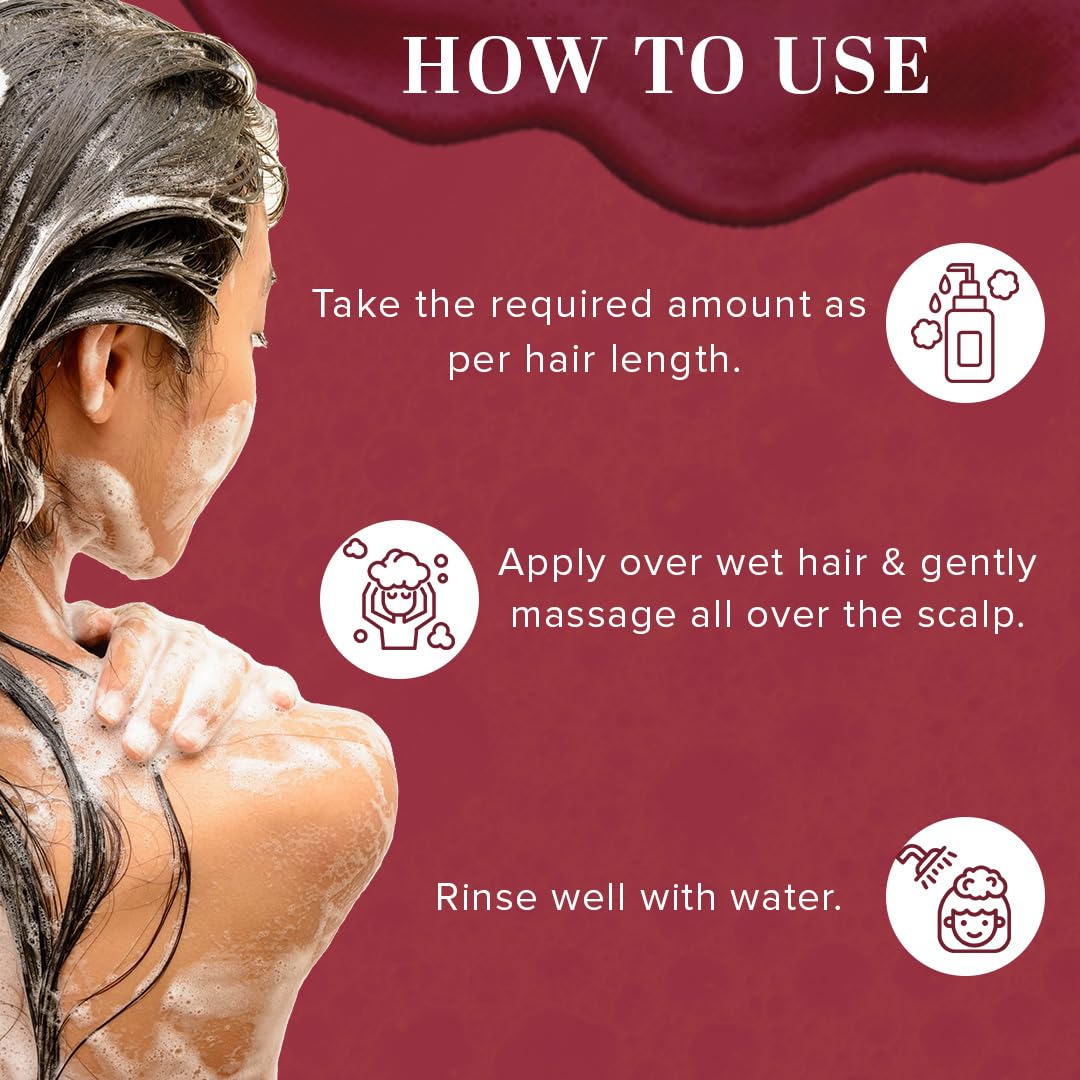 Khadi Natural Henna & Tulsi Herbal Shampoo | Gentle Cleanser for Hair Strength | Promotes Shinier Hair | Natural Herbal Formula- Pack of 2 (210 ml x 2)