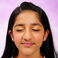 Whimsy Safe, Organic, Water Washable Pop Eyeliner for Girls|Matte Finish Liquid Eye Liner for Girls|Long Lasting Eye Makeup|Safe Eye Makeup for Kids|Smudge-proof|Quick Drying Eyeliner (Purple)