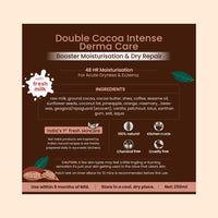 Nat Habit Double Cocoa Body Lotion,Body Cream, Cold Cream For Extreme Dry Skin, 48 HR Moisture, Cocoa Butter, 250 ml (Pack of 2 X 250ml)