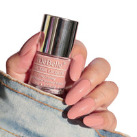 DeBelle Gel Creme Finish Nail Polish Rose Aurelia (Pink Mauve), Enriched With Natural Seaweed Extract, Cruelty Free, Toxic Free - 8 Ml