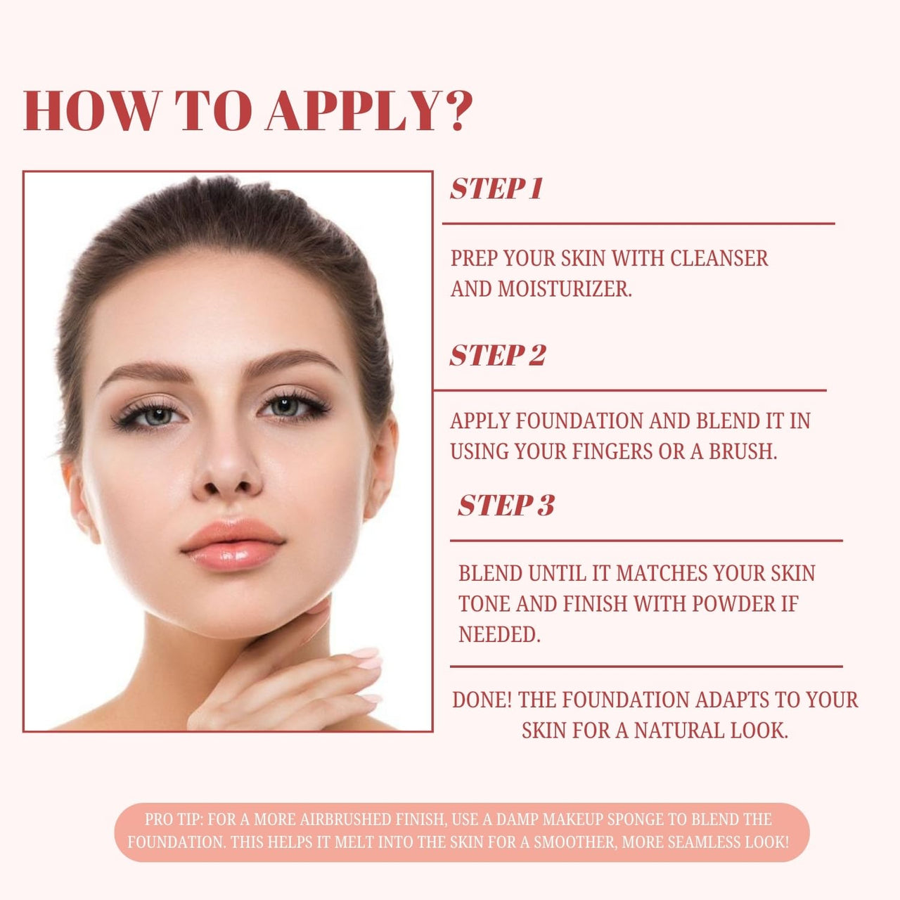 Lakyou Beauty Magic Color Change Foundation | All Skin Types | Adapts to Skin Tone | Lightweight Formula | Hydrating & Long-Lasting