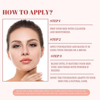 Lakyou Beauty Magic Color Change Foundation | All Skin Types | Adapts to Skin Tone | Lightweight Formula | Hydrating & Long-Lasting