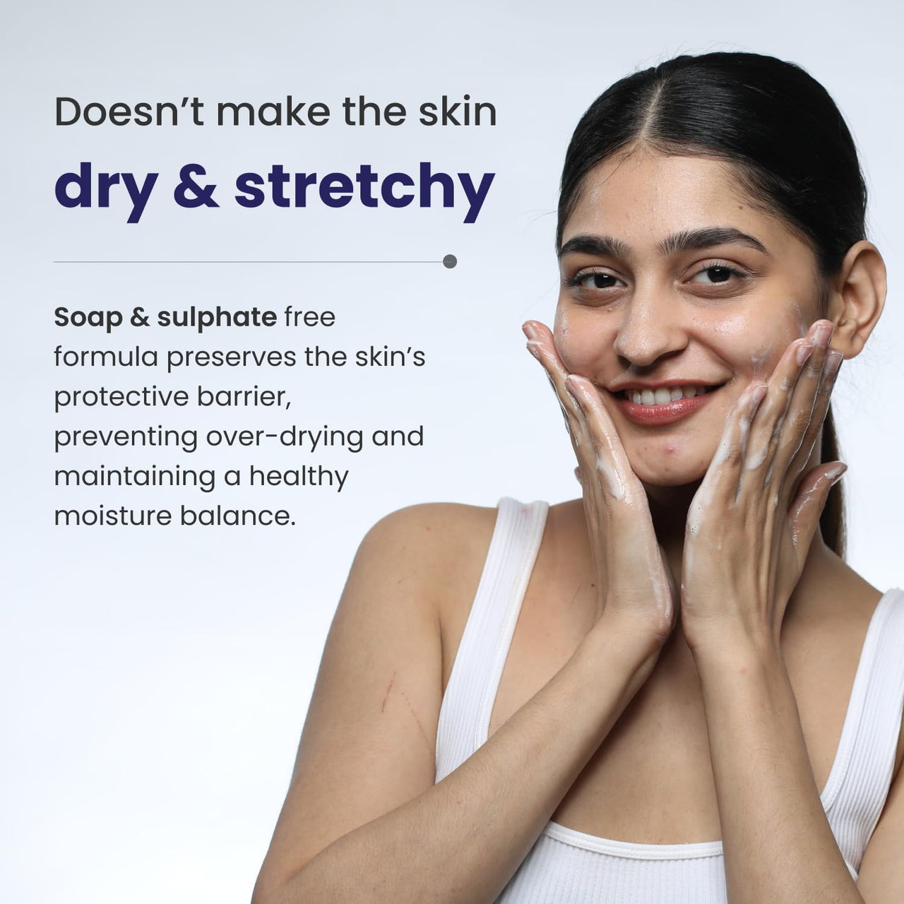 RE' EQUIL Fruit Aha Face Wash | Soap & Sulphate Free Cleanser | For Even & Brighter Skin Tone | Makes Skin Soft And Smooth | Gentle On Skin | All Skin Types | 200 Ml