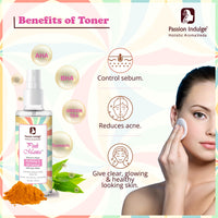 Passion Indulge Skin Purifying Kit For Oily Skin|Pink Mania Aha-Bha Face Cleanser & Face Toner For Clear Skin, 100 ml