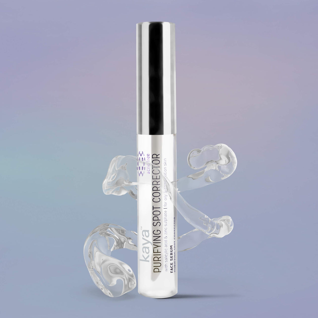 Kaya Clinic Purifying Spot Corrector for Acne- Skin with Zinc Sulphate, Salicylic Acid & Glycolic Acid Oil for Active Acne & Blemishes, 8ml