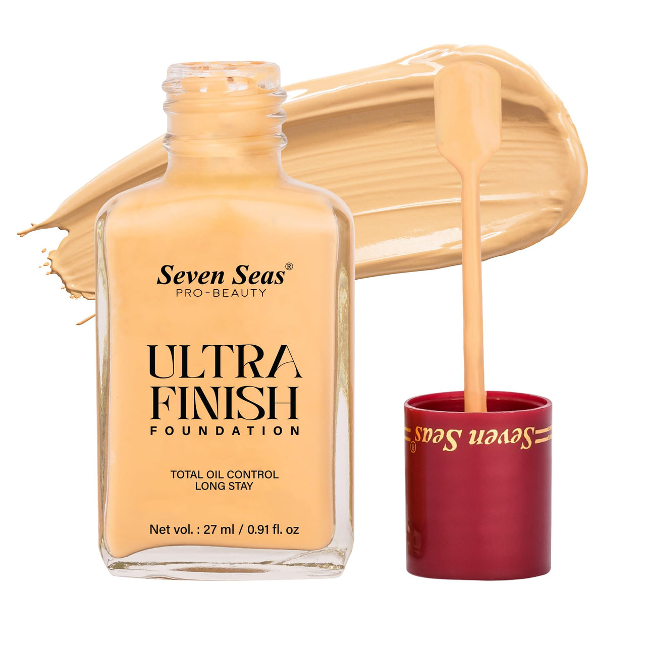 Seven Seas Total Oil Control Long Stay Ultra Finish Foundation (SKin, 27ML)
