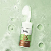 Just Herbs Neem and Aloe Vera Plant Salicylic Acid Foaming Face Wash for Men & Women 100 ml