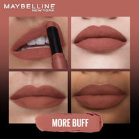 Maybelline New York Lipstick, Color Sensational Ultimattes, 699 More Buff, 1.7 g & Maybelline New York Lipstick, Color Sensational Ultimattes, 499 More Blush, 1.7 g