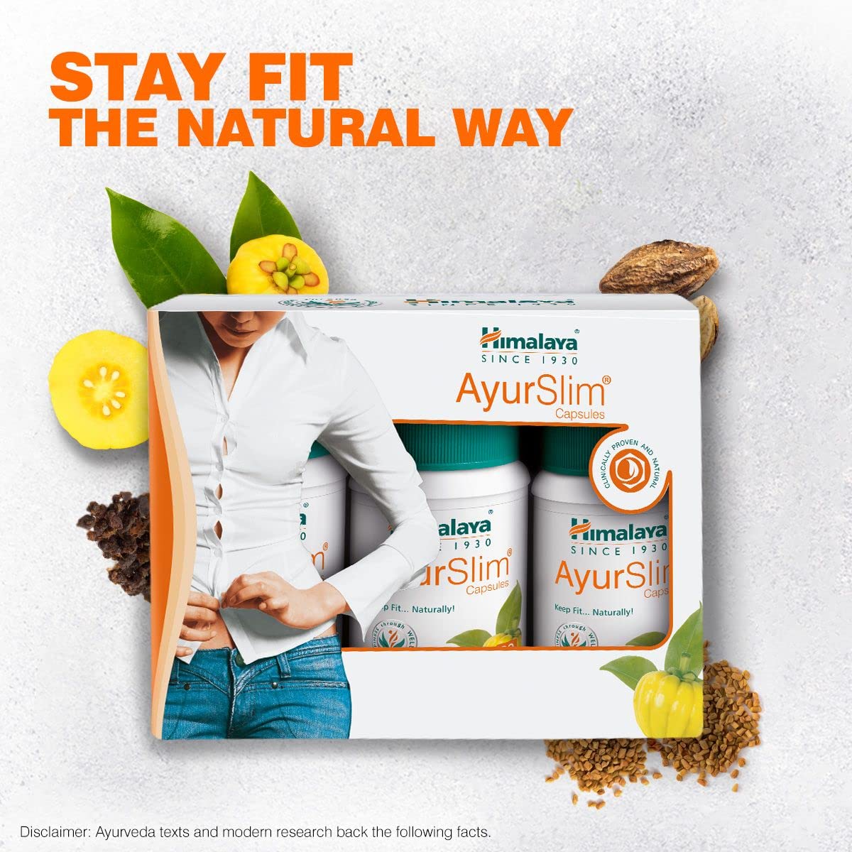 Himalaya Wellness AyurSlim Capsules Weight Management -Pack of 180 Capsules