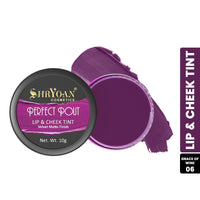 Shryoan Perfect Pout Lip and Cheek Tint Creamy Matte| Matte Lip & Cheek Tint with Easily Blendable and Light Weight, & Cruelty-Free (10g) (Shade 06)