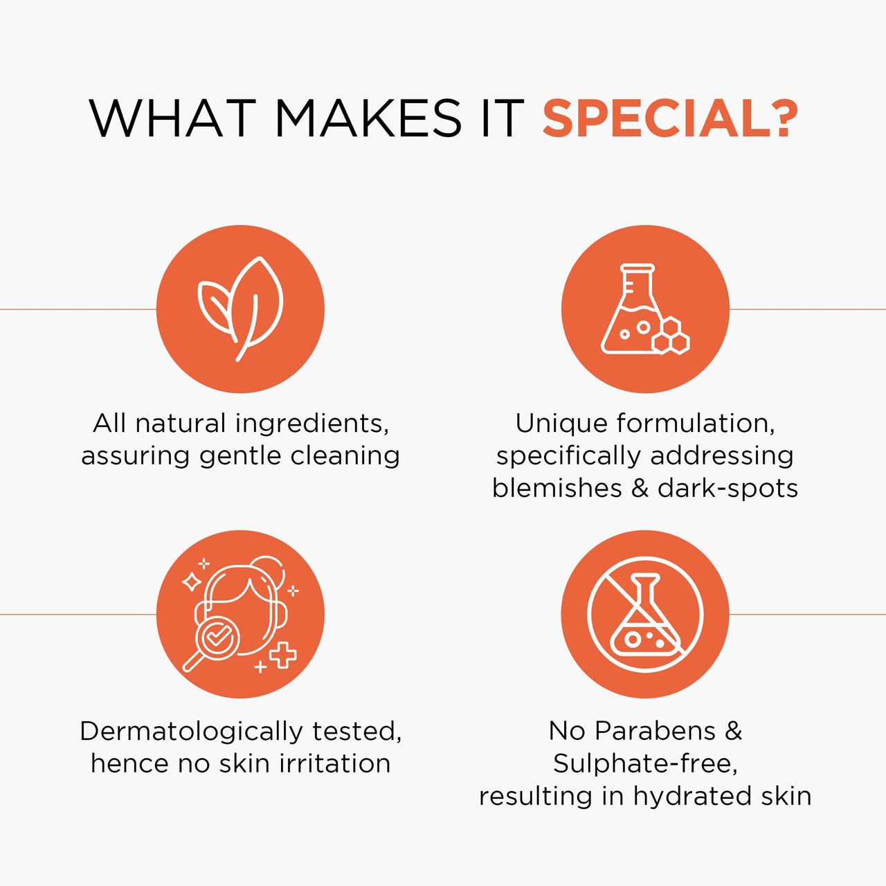 Oshea Herbals Papayaclean Anti Blemishes Gel Face Wash for Women & Men | Hydrating Face Wash for All Skin Types | Lightens Blemishes & Brightens Skin with Papaya Extracts & Vitamin E - 100gm (Pack of 2)