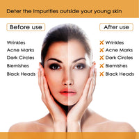 NutriGlow Papaya Fruit Facial Kit for Men, Women for Glowing Skin (250 gm + 10 ml)