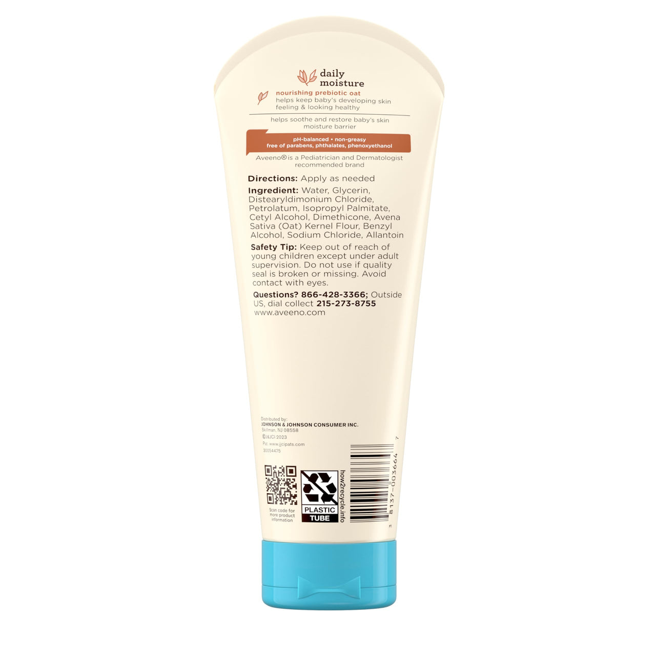 Aveeno Baby Daily Moisture Lotion Fragrance Free - 8 fl oz