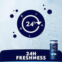 Nivea Men Shower Gel, Cool Kick Body Wash, 250ml & Shower Gel, Fresh Pure Body Wash, 250ml