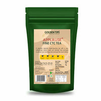 Golden Tips Applause Fine CTC Tea, Strong & Aromatic Chai Patti, 100% Natural Loose Tea Leaves (250 Gram -125 Cups)