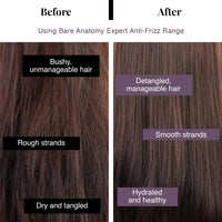 Bare Anatomy Anti Frizz Shampoo, Frizz Control Upto 24 Hours, Powered By Hyaluronic Acid & Fatty Acids, Dry & Frizzy Hair, Smooth, Shiny & Frizz Free Hair For Unisex, 250ml