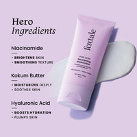 Foxtale Nourishing Face Moisturizer with Niacinamide for 24 Hr Hydration, Lightweight & Non-Sticky, For Soft & Glowing Skin, Men & Women, All Skin Types, 50 ml
