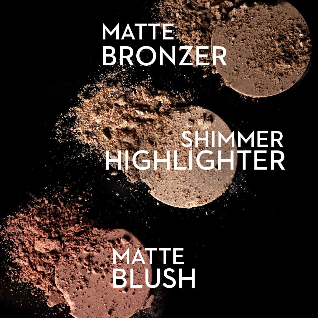 SUGAR Cosmetics - Contour De Force - Face Palette with Lightweight Blush, Highlighter And Bronzer - 03 Fierce Feat - Long Lasting Contour Blush Palette