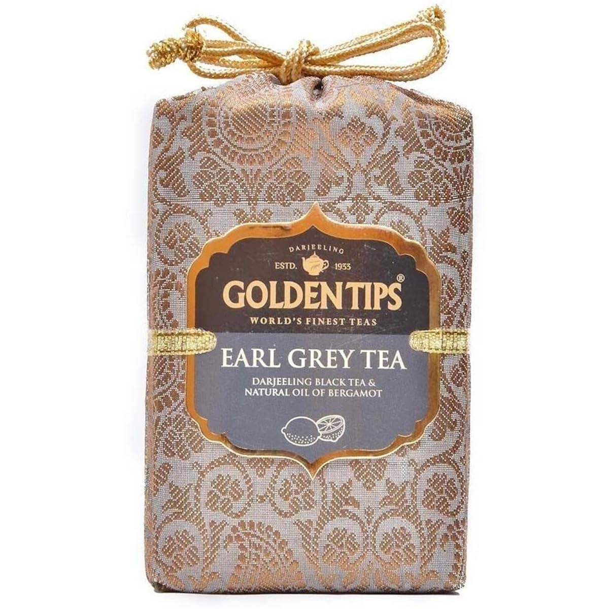 Golden Tips Premium Earl Grey Loose Leaf Black Tea,Full-Leaf Blend Infused with Pure Bergamot, Refreshing & Citrusy Flavor, Classic English Tea, Aromatic & Rich Taste (100 Gram 50 cups)