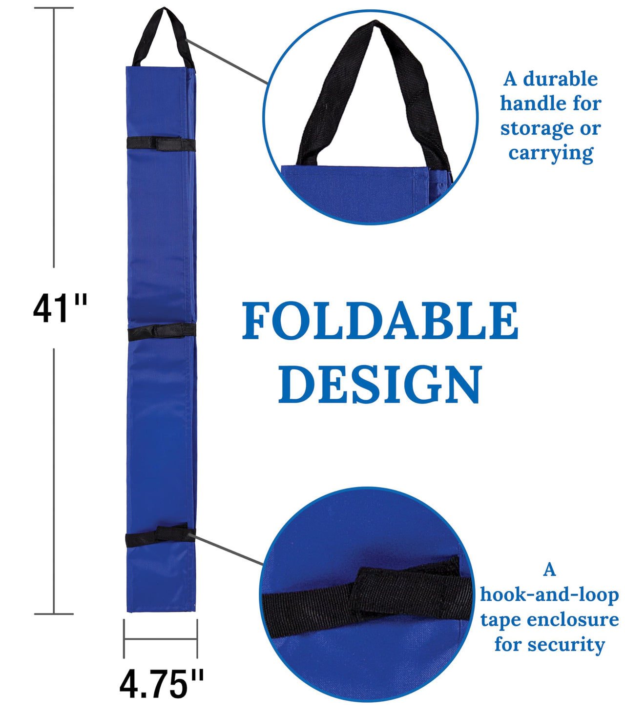 Carson Dellosa Teacher Bulletin Board Border Storage, Foldable Border Storage Pocket Chart-Organize Bulletin Board Borders and Wall Borders, Border Storage with Pockets (41" x 24.5")