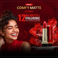 FACESCANADA Ultime Pro Hd Intense Matte Lipstick + Primer - Red Bouquet (Red), 1.4G | 9Hr Long & Faces Canada Comfy Matte Creme Lipstick - Go For It 02, 4.2G | 8Hr Long Stay |