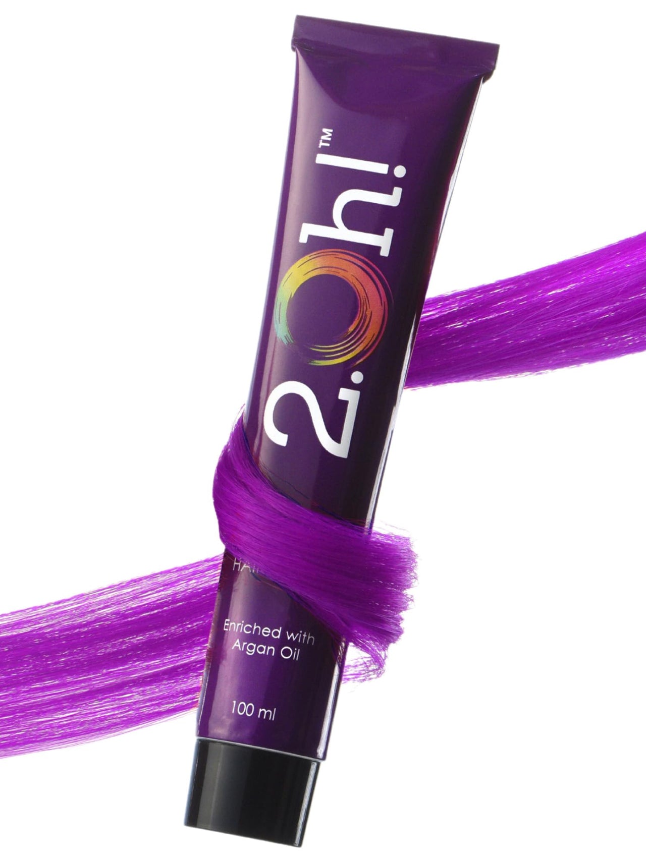 2.Oh! Italian- Purple Hair Color For Women & Men | Ammonia-Free DIY Semi Permanent Hair Color | Enriched with Argan Oil | Lasts upto 12-15 Washes
