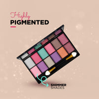 Shryoan All Lit Make-up Kit With 18 Eyeshadow & 3 Highlighter Powder Make-up Palette | Highly Pigmented Pocket Friendly Make-Up Kit | (20 gm) (Shade 02)