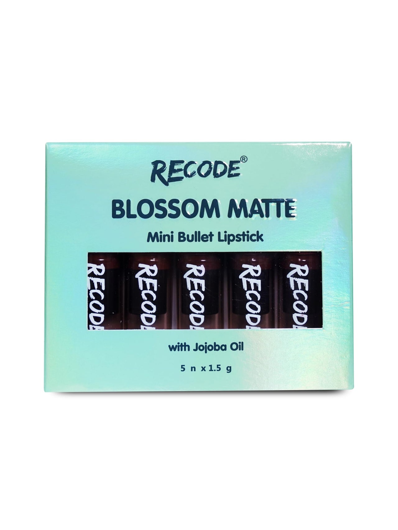 Recode Nude Blossom Matte Mini Bullet Lipstick Set Of 5(5 X 1.5 G)