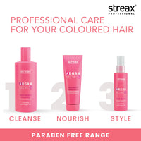 Streax Professional Argan Secret Conditioner | Hair Conditioner For Women Enriched With Argan Oil| Uv Filter For Color Protection | Retains Colour Upto 10 Weeks | 240Gm, (1 Count)