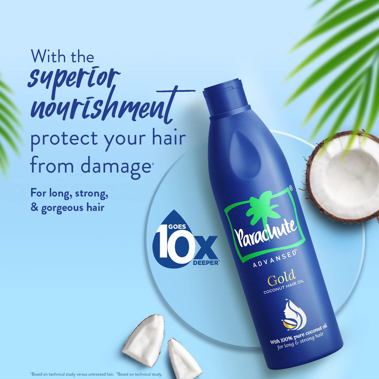 Parachute Advansed Gold Coconut Hair Oil, 400 ml And Parachute Advansed Aloe Vera Enriched Coconut Hair Oil, 250ml (Free 75ml)