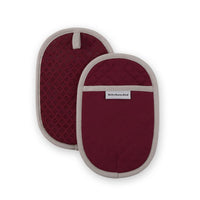 KitchenAid Asteroid Pot Holder 2-Pack Set, Boysenberry Purple, 6.5