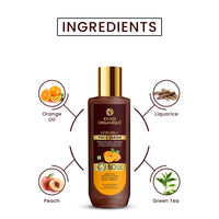Khadi Organique Vitamin C Natural Face Wash for Glowing & Brightening Skin | Reduces Skin Dullness & Tan | Best Suitable Face Wash for Women & Men of All Skin Types - 100ml