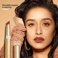 MyGlamm Ultimatte Long Stay Matte Lipstick - Bombshell (Red) | Long Lasting Lipsticks for Women With 12hr Stay | Transfer Proof | Rich Colour | Moisturising, Lightweight Formula | 1.3g