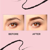 ZM Zayn & Myza Wow Brow Eyebrow Pencil Enriched with Castor Oil | Smudge Proof | Water Proof | Lasts Up to 12 hours - (Grey Brown, 0.35gm)