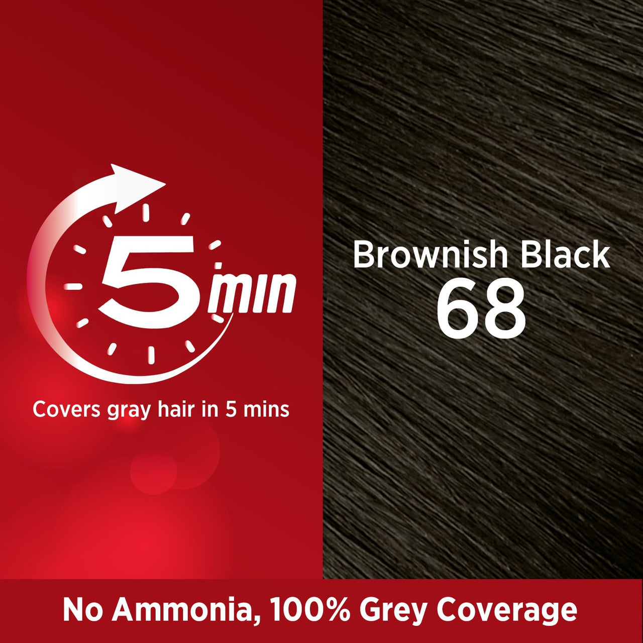 Revlon Top Speed Hair Color for Women Brownish Black| 100% Grey Coverage in just 5 Minutes | Ammonia Free, Easy Application and Intense Conditioning