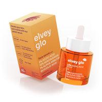 Elvey Essentials Glo Face Serum with 2% Kojic Acid, 10% Niacinamide, 1% Alpha Arbutin & Glycolic Acid for Brightening, Dark Spots Reduction, Hyperpigmentation & Glow (30ml)