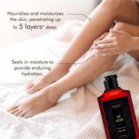 THE LOVE CO. Body Lotion | Nourishing Moisturizer Cream for Dry Skin | Suitable for Men and Women with Jojoba Oil, Shea Butter & Vitamin E | 50ml (Oud Accord)
