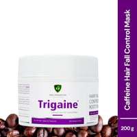 Trigaine Caffeine Hair Fall Control Mask | 200ml | Anti-Hair Fall & Root Energizer Treatment with Saw Palmetto & Ginseng | Strengthening & Hydrating Scalp Health, Hair Growth, & Deep Conditioning