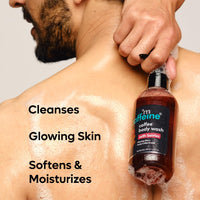 mCaffeine Super Saver Body Wash Combo with Berries | De-Tan & Deep Cleanse Shower Gel for Women and Men | Enriched With Vitamin C | For All Skin Types | Saver Pack with Refill Unit (800 ml)