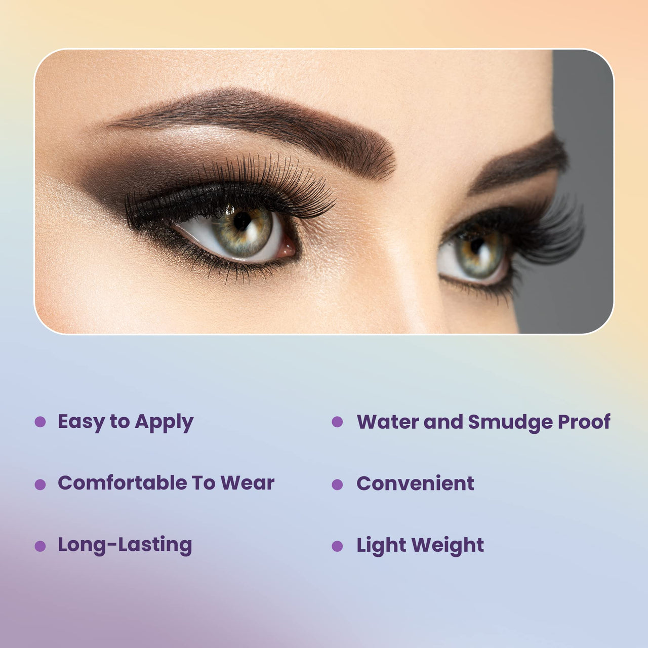 Swiss Beauty Cruelty-Free 3D Eyelashes - Pack of 10 False Eyelashes | Volumising Eye Lashes | Lengthening Eye Lashes | Lightweight Eyelashes | Shade - Black 01, Set of 5