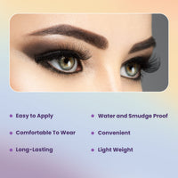Swiss Beauty Cruelty-Free 3D Eyelashes - Pack of 10 False Eyelashes | Volumising Eye Lashes | Lengthening Eye Lashes | Lightweight Eyelashes | Shade - Black, Set of 5
