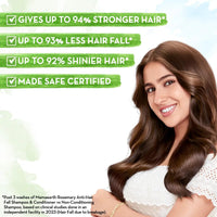 Mamaearth Rosemary Anti-Hair Fall Shampoo With Rosemary & Methi Dana For Reducing Hair Loss & Breakage- 20 Ml|Up To 94% Stronger Hair*|Up To 93% Less Hair Fall|For Men And Women
