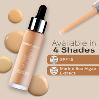 FACES CANADA Ultime Pro Second Skin Foundation - Beige 03, 30ml | Lightweight Anti-Ageing Serum Foundation | 3X Lighter | Natural Matte Finish | Medium To High Coverage | SPF 15 | Non-Oily