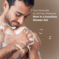 Bella Vita Luxury KLUB Man Body Wash Refreshing Shower Gel for Deep Cleansing, Hydrating, Moisturising, Softer & Smoother Skin with Aloe Vera 500 Ml