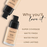 Seven Seas BB Gracefull Foundation | Aqua Nourishing for Face Makeup | Smooth Application | Full Coverage for Women (Nude-30ML)