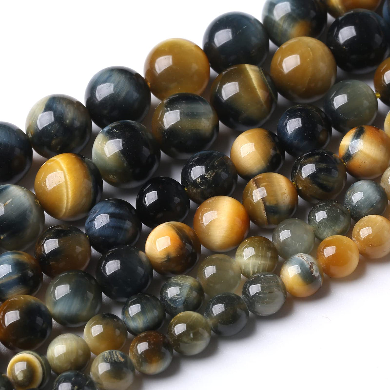 32PCS 12MM AAA Dreamlike Tiger Eye Stone Beads Natural Gemstone Bead Crystal Healing Energy Jewelry Making DIY 15 inches