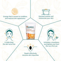Himalaya Tan Removal Orange Face Scrub, 50g