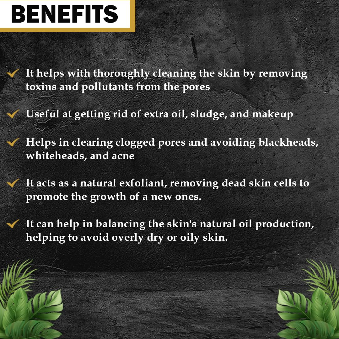 Veda Harvest kumkumadi oil and Activated Charcoal powder | Skin Brightening, Anti Acne, for glowing skin, skin detox